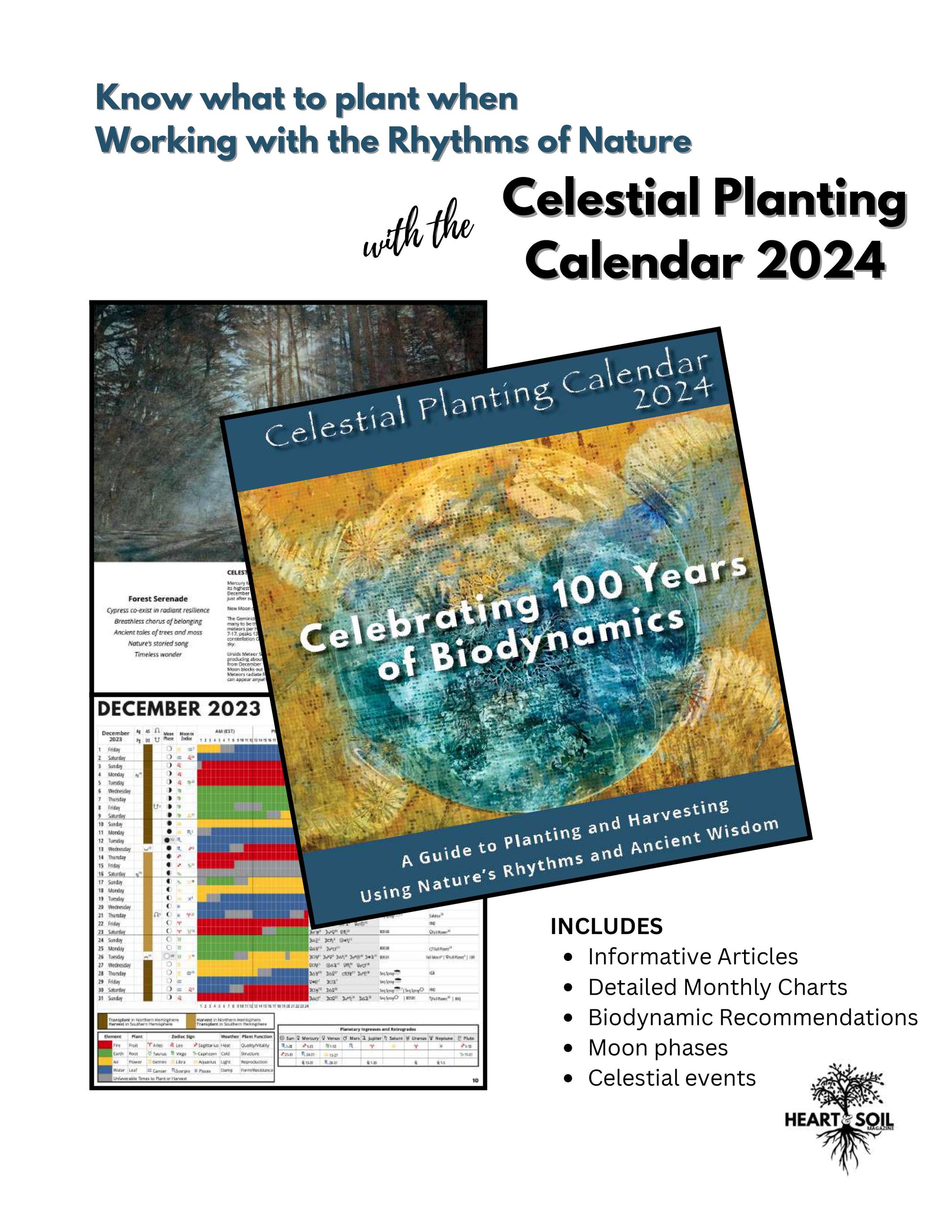 2024 Celestial Planting Calendar The Josephine Porter Institute
