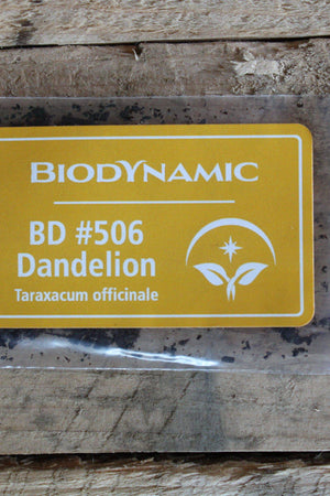 Biodynamic Dandelion Preparation - Taraxacum officinale - (BD #506) Compost Preparation - The Josephine Porter Institute