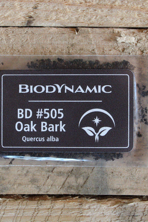 Biodynamic Oak Bark Preparation -Quercus alba - (BD #505) Compost Preparation - The Josephine Porter Institute