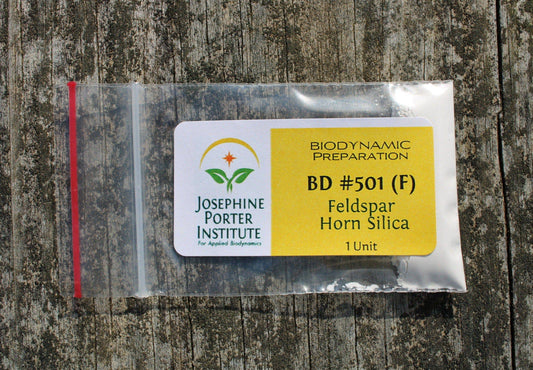 Biodynamic Horn Silica Preparation (BD  #501F) Feldspar-Based (BD Spray Preparation) - The Josephine Porter Institute