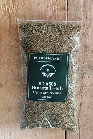 Biodynamic Horsetail Preparation - Equisetum arvense (BD #508) BD Antifungal Spray Preparation - The Josephine Porter Institute