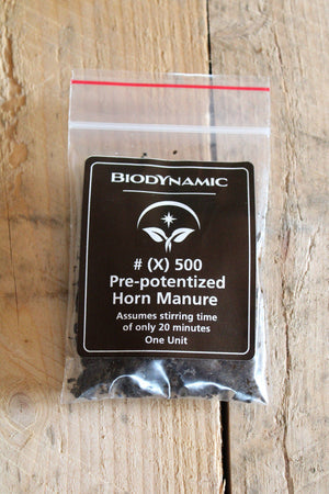 Biodynamic Pre-Potentized Horn Manure Preparation (BD #500X) BD Spray Preparation - The Josephine Porter Institute