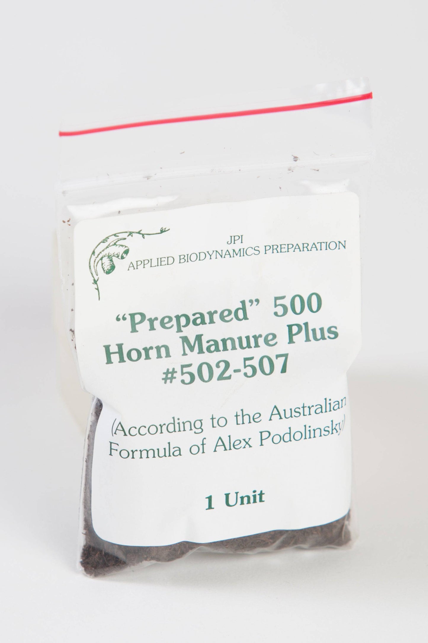 'Prepared' 500 Horn Manure Preparation (BD #500P - Alex Podolinsky Method) Biodynamic Horn Manure PLUS all Compost Preparations - The Josephine Porter Institute