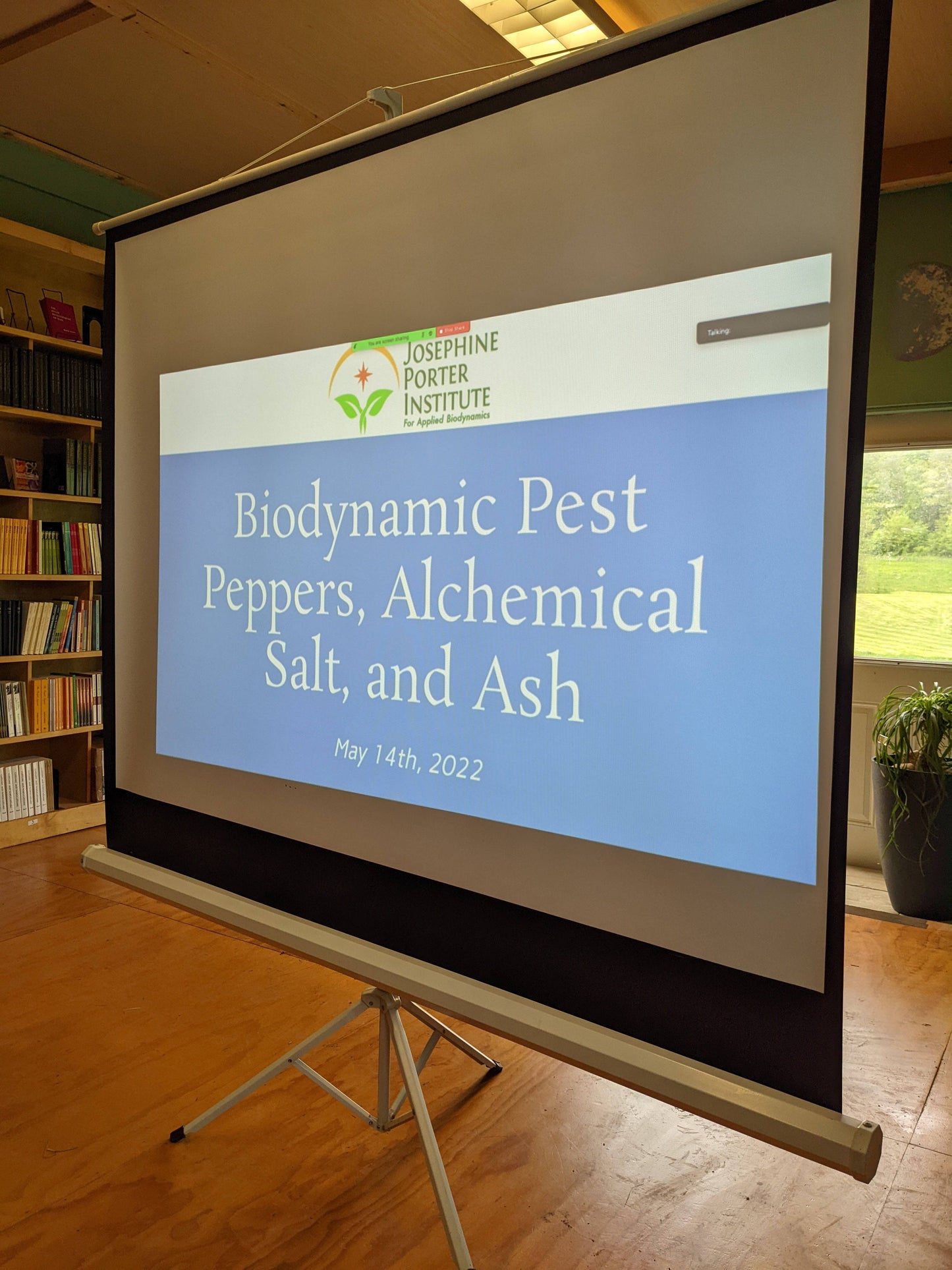 2022 Biodynamic Pest Pepper Video (Recording) - The Josephine Porter Institute
